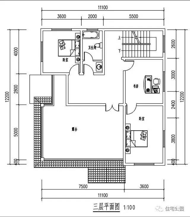 11x12米乡村楼房设计图图片