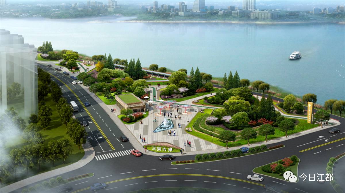 扬州三河六岸公园图片