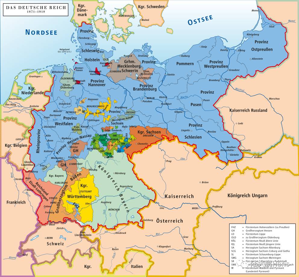 二战后德国地图图片
