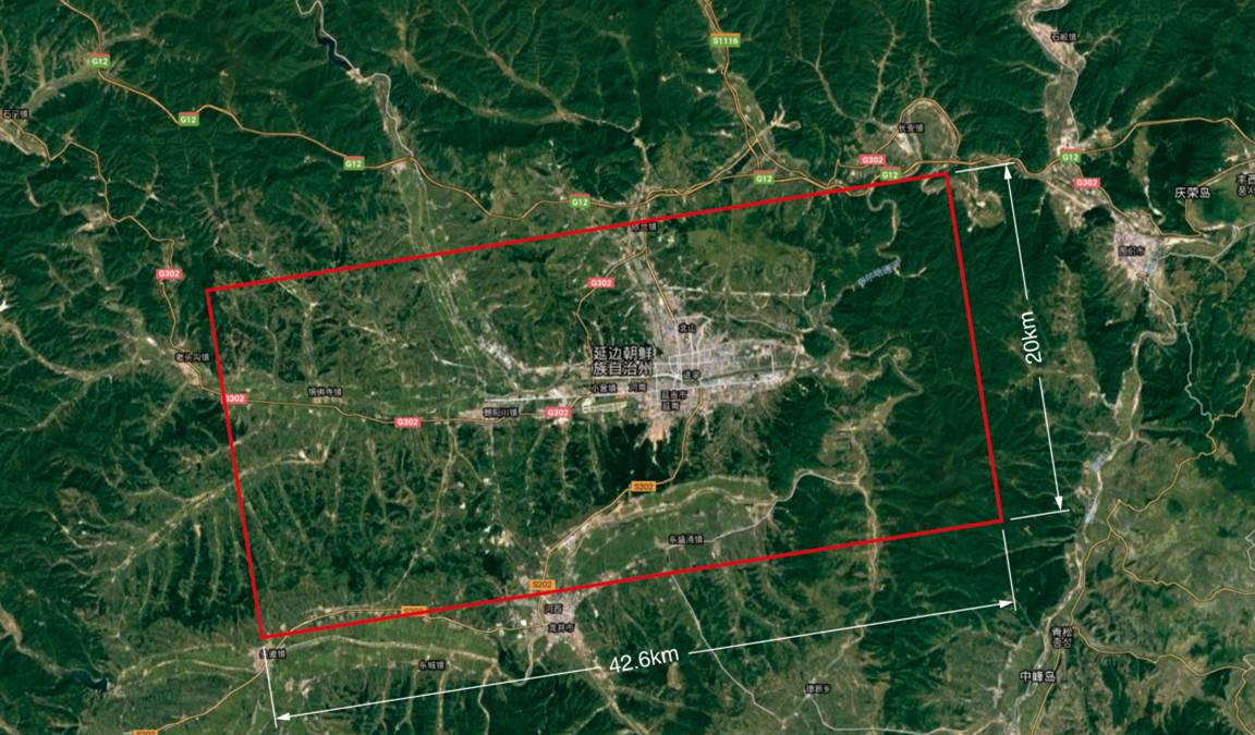 延吉機場淨空保護區範圍共涉及1市2區8鎮1鄉84個村興東村 葦子村 衛生