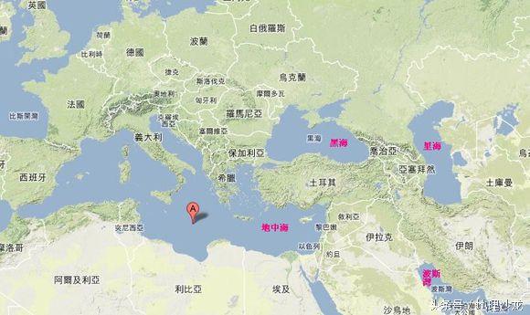 死海和里海的地理位置图片