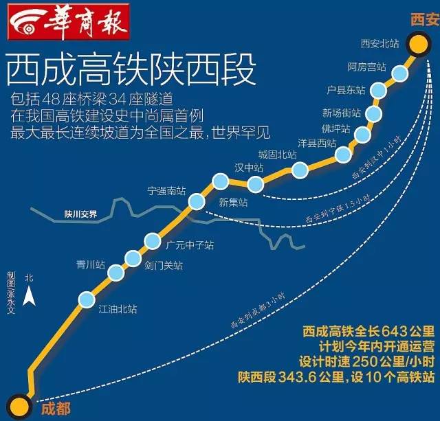 汉中高铁线路图片