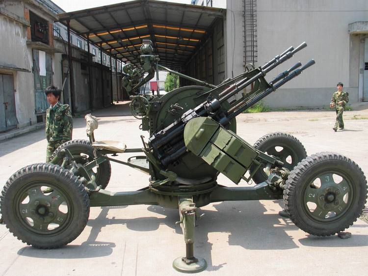 中国145毫米高射机枪从防空武器变成单兵