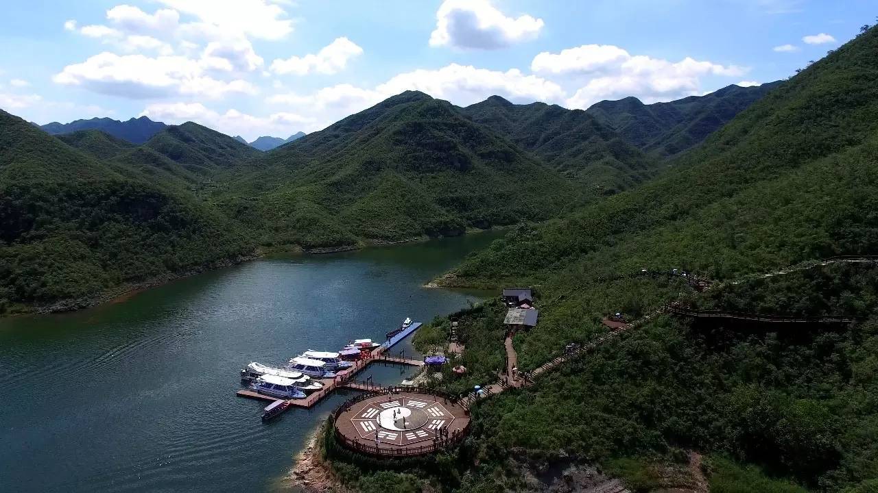 凉爽玩水的好地方龙门湖水世界夏日避暑的好地方云蒙山,千佛山5