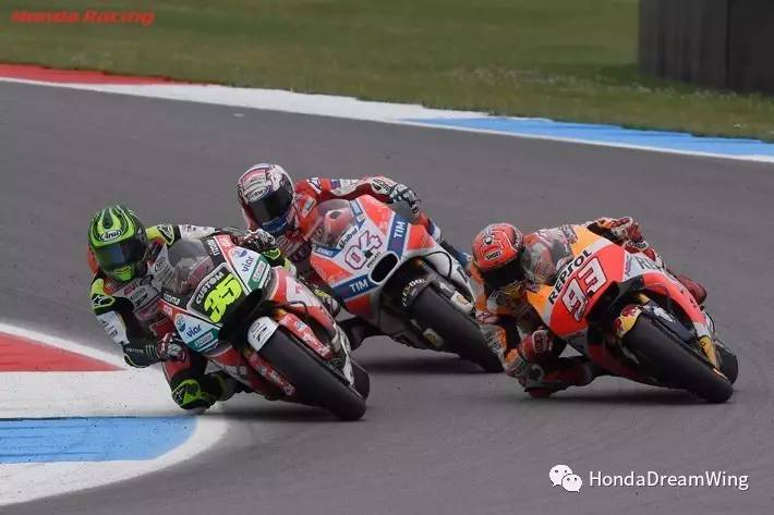 motogp2017马尔克斯获季军连续两站比赛登上领奖台