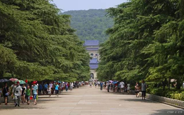 圖/@走爺中山陵包括博愛坊,墓道,陵門,碑亭,祭堂和墓室等建築.