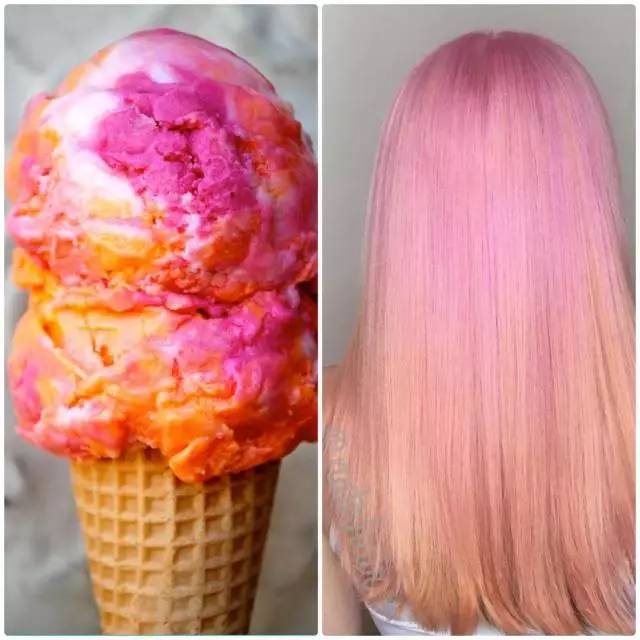 【粉色 紫色】浪漫的紫色也是冰淇淋发色之一,薰衣草口味的哦~浅色跟