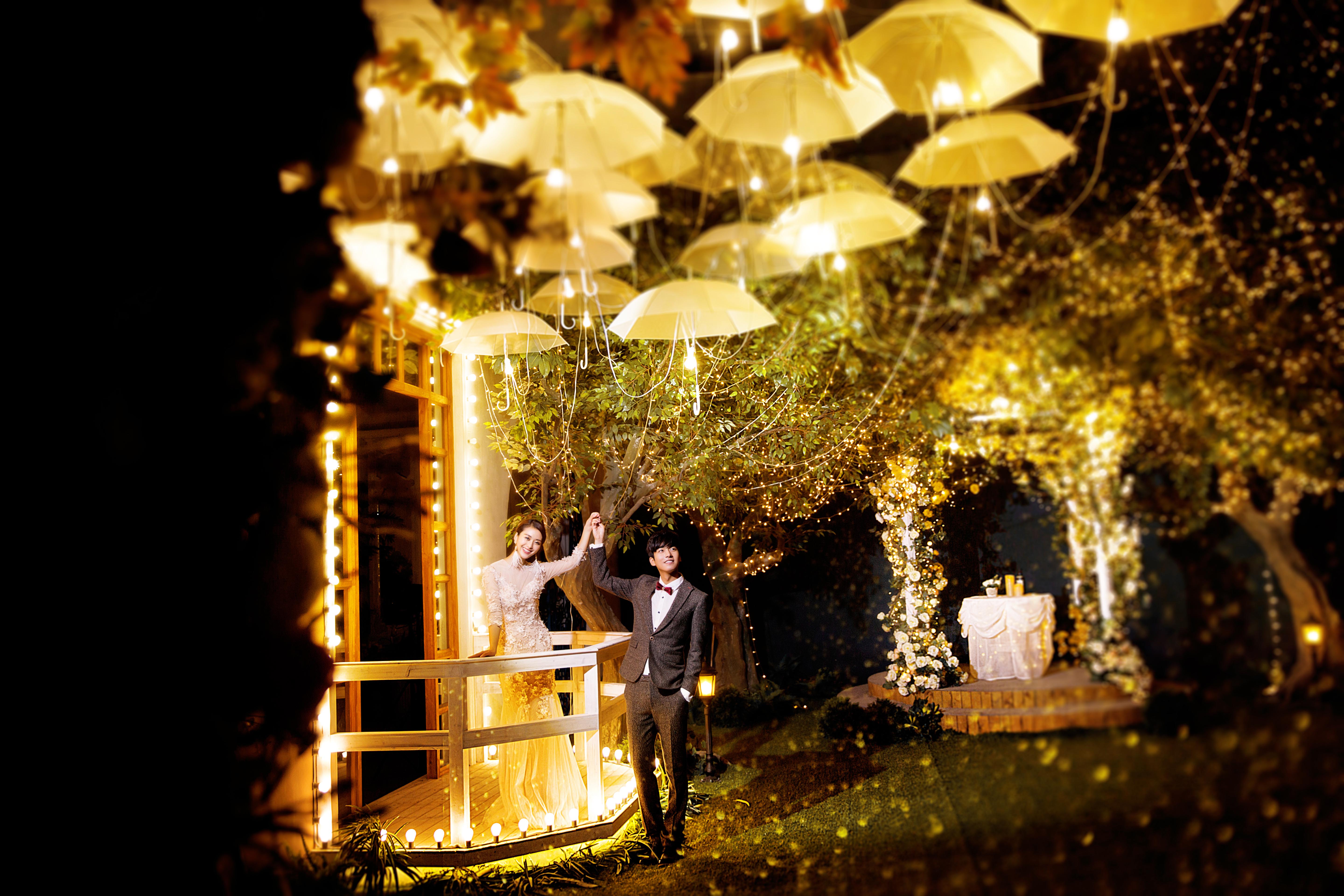 拍好夜景婚纱照的五大要点:郑州艾维美婚纱摄影