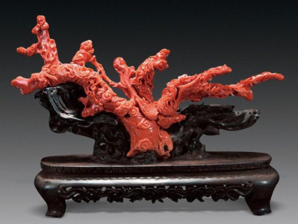 珍贵红珊瑚雕刻作品欣赏-搜狐