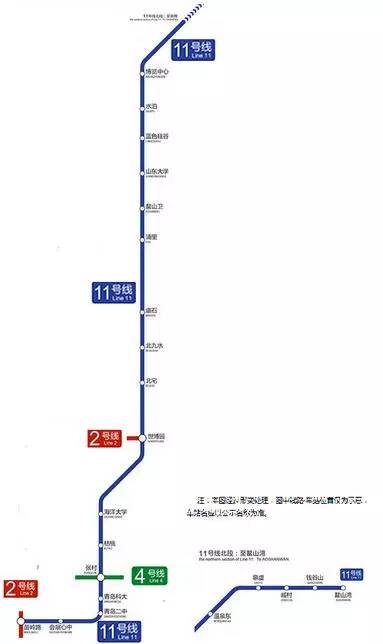 青岛地铁11号线起点站为苗岭路站,终点站为鳌山湾站,是连接主城区与