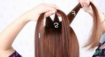 其实,长直发比短发或者是卷发更容易打理一些,头发长了可以随意披散着