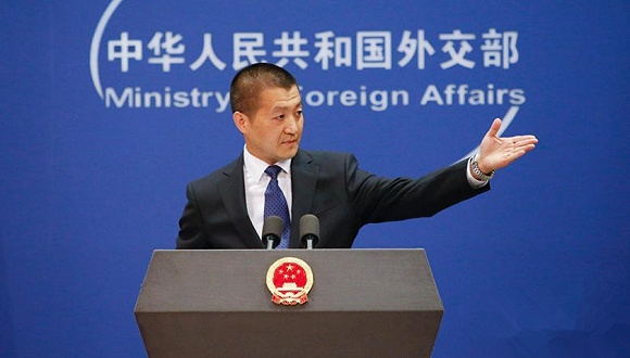 中国外交部发言人陆慷在今天(30日)的例行记者会上表示,中方反对他国