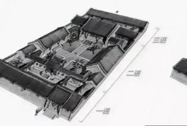 "口"字形的称为一进院落"日"字形的称为二进院落"目"字形的称为三进
