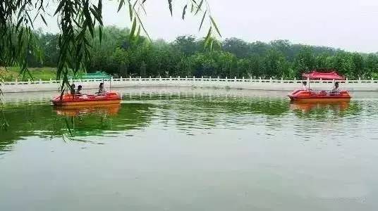 延津县人工湖图片