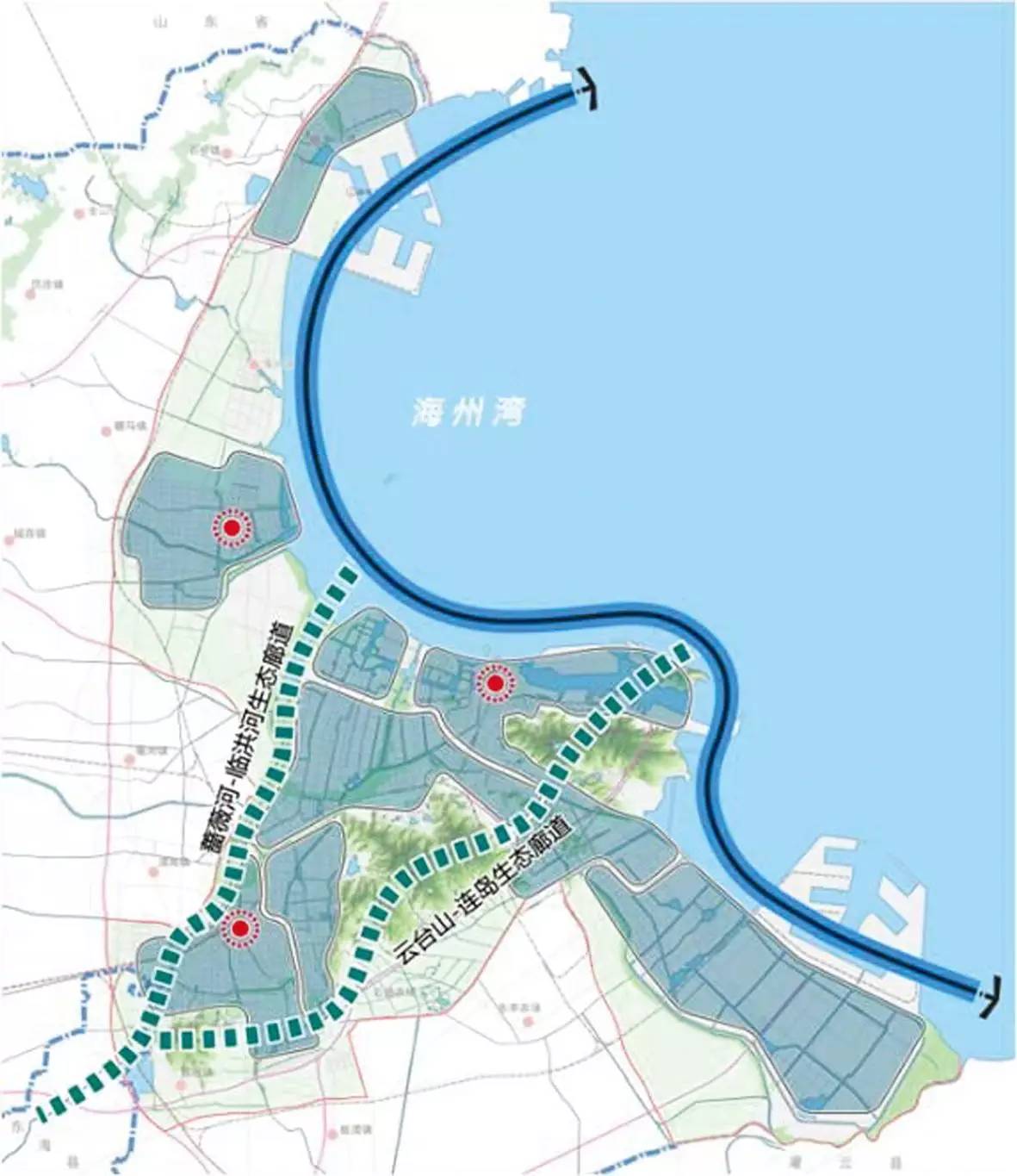 连云港城市总体规划图图片