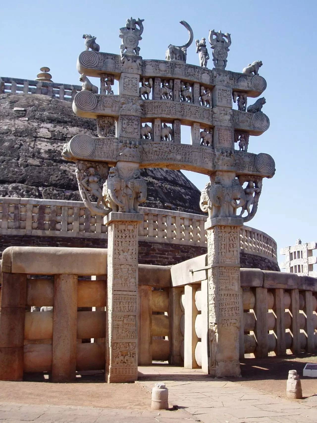 印度佛塔的建筑结构图片