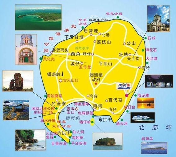 广西旅游分布图图片