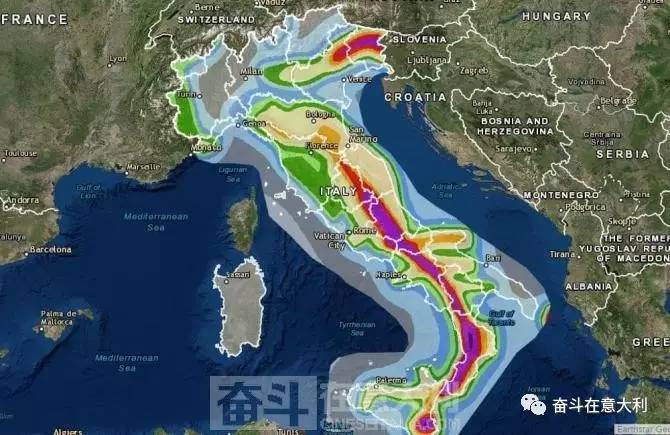 意大利是一个地震风险高的国家,历史告诉我们,西西里岛,阿尔卑斯山东