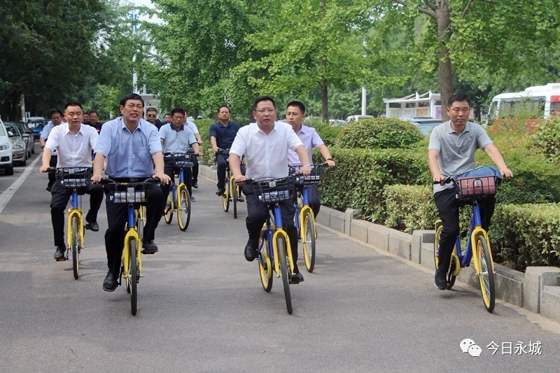 市长骑车逛永城,去了哪,说了啥?