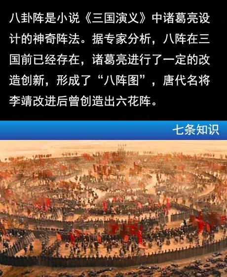 相對於評書的十大陣法,名字上不夠炫酷,但是實用性比較強,應該是古代