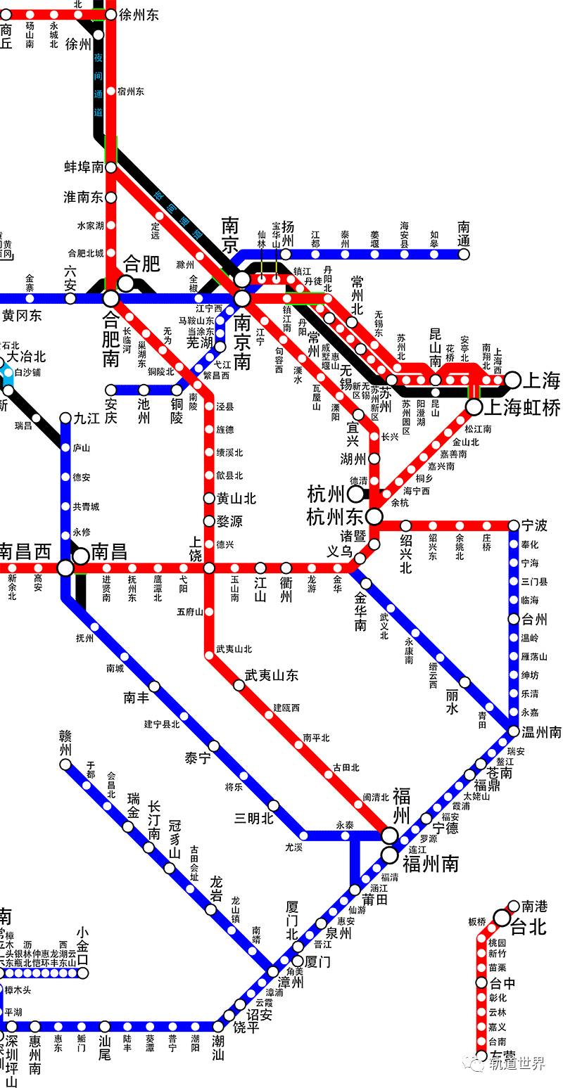 中国铁路营业线示意图图片