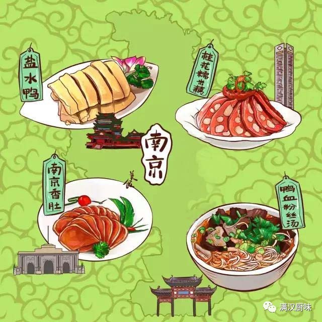 南京美食图片简笔画图片