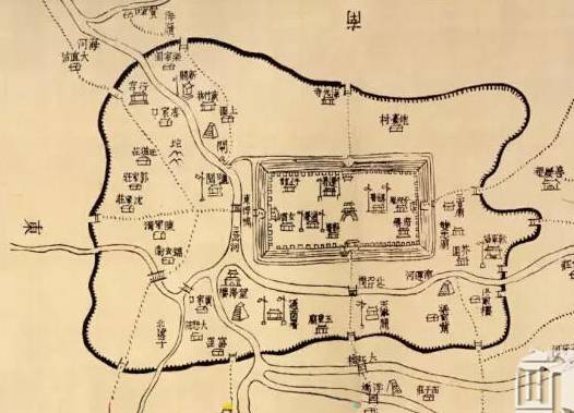 天津古城地图图片
