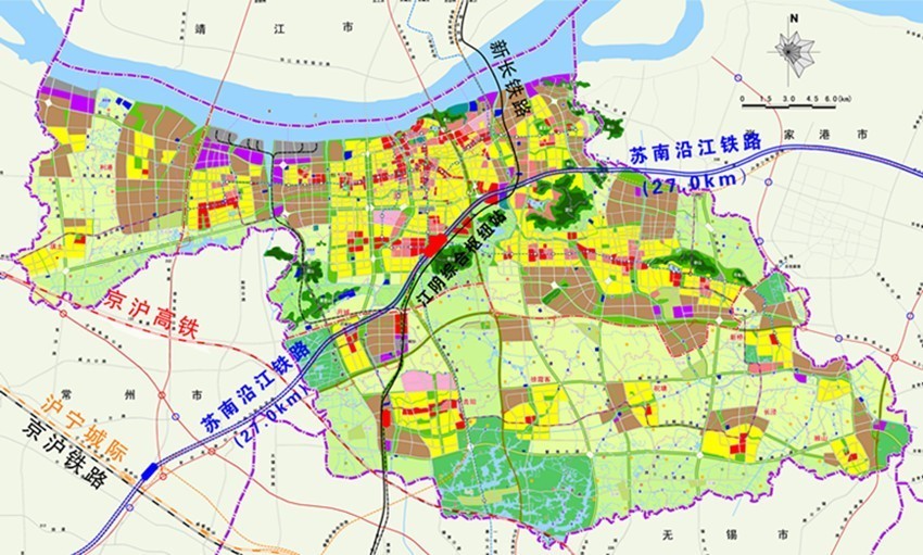 说好的高铁真的要来了苏南沿江铁路江阴段开始定测工作