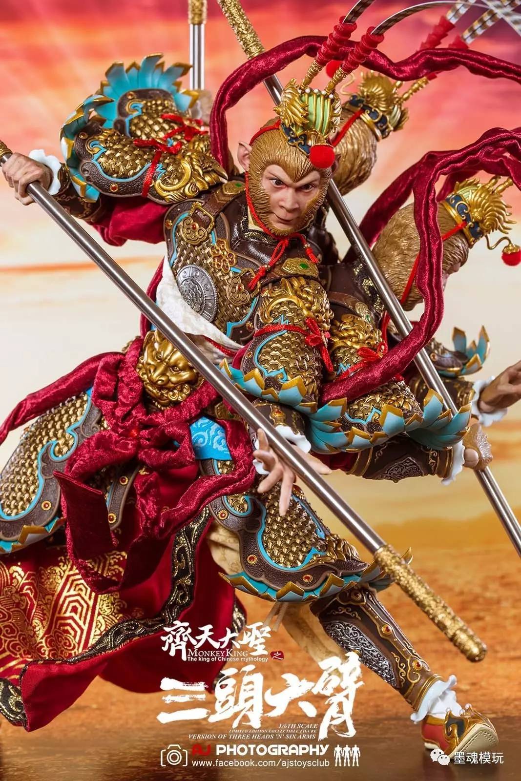 inflames toys 1/6 西游记系列 孙悟空 齐天大圣之三头六臂.