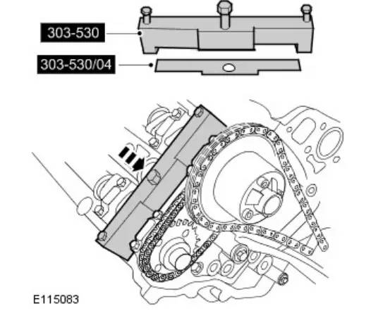 实用路虎捷豹30丨路虎揽胜v8捷豹4244发动机正时校对方法