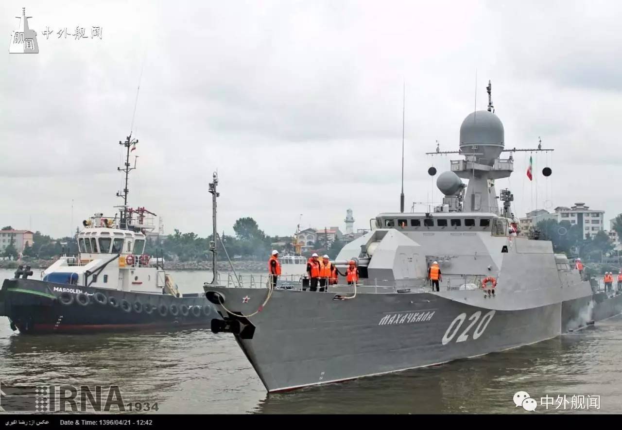 今日舰闻俄罗斯海军里海舰队21630型暴徒级小型导弹舰访问伊朗