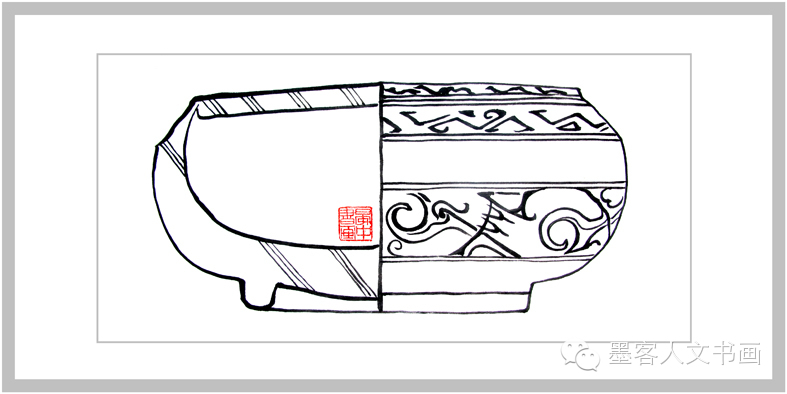 秦汉时期家具手绘图片