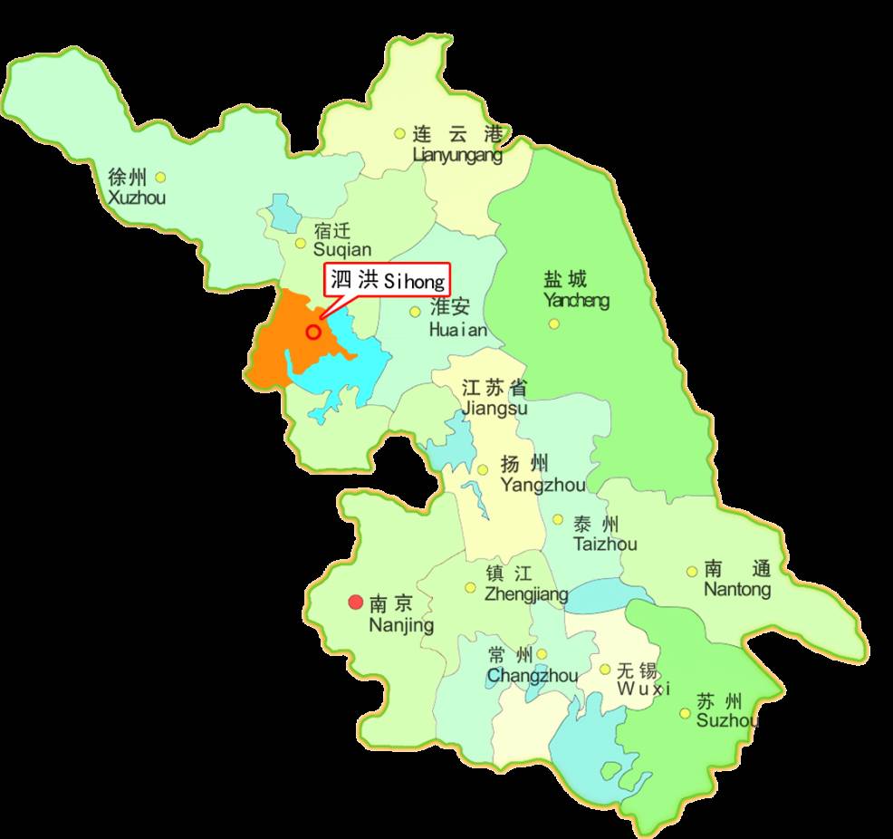 泗洪县行政区划示意图图片