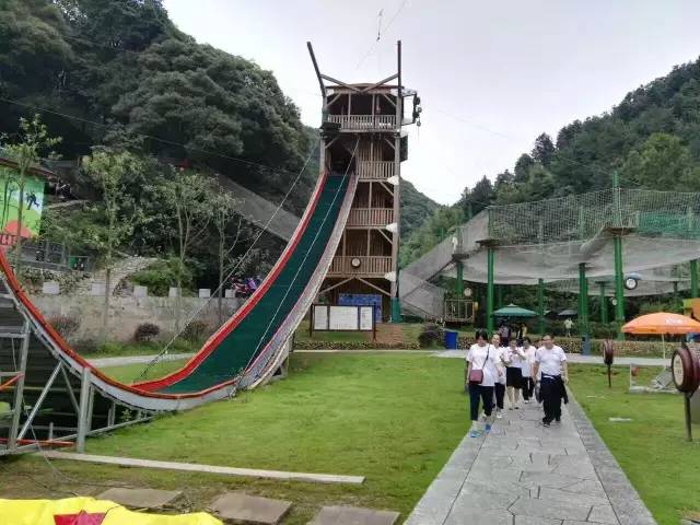 考验身体协调性和忍耐力树上线路衢州大荫山飞越丛林探险乐园集练习