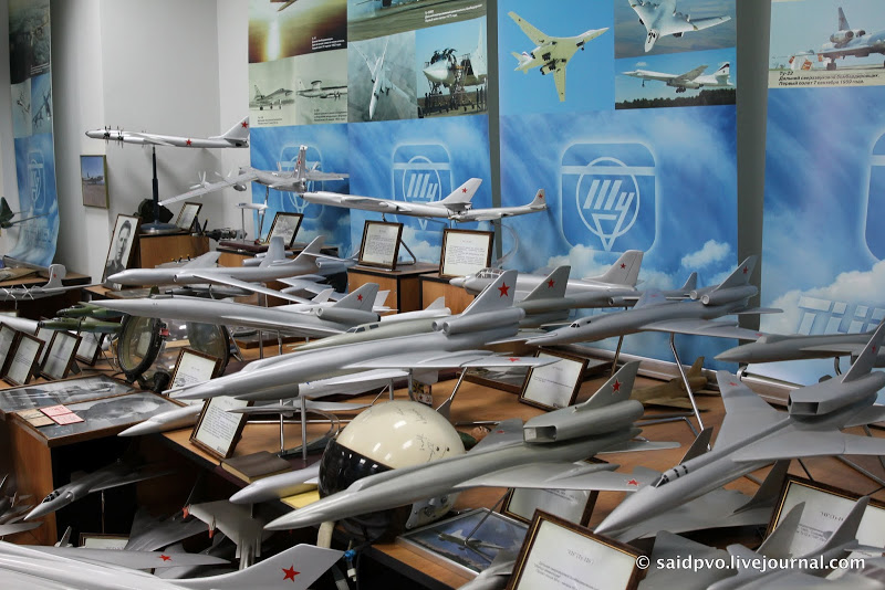 俄罗斯图波列夫设计局陈列室曝光内有新一代战略轰炸机方案模型
