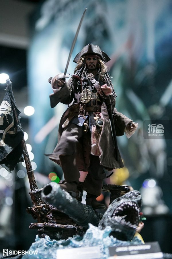 【2017sdcc】hottoys《加勒比海盗5》杰克船长《美女与野兽》贝儿