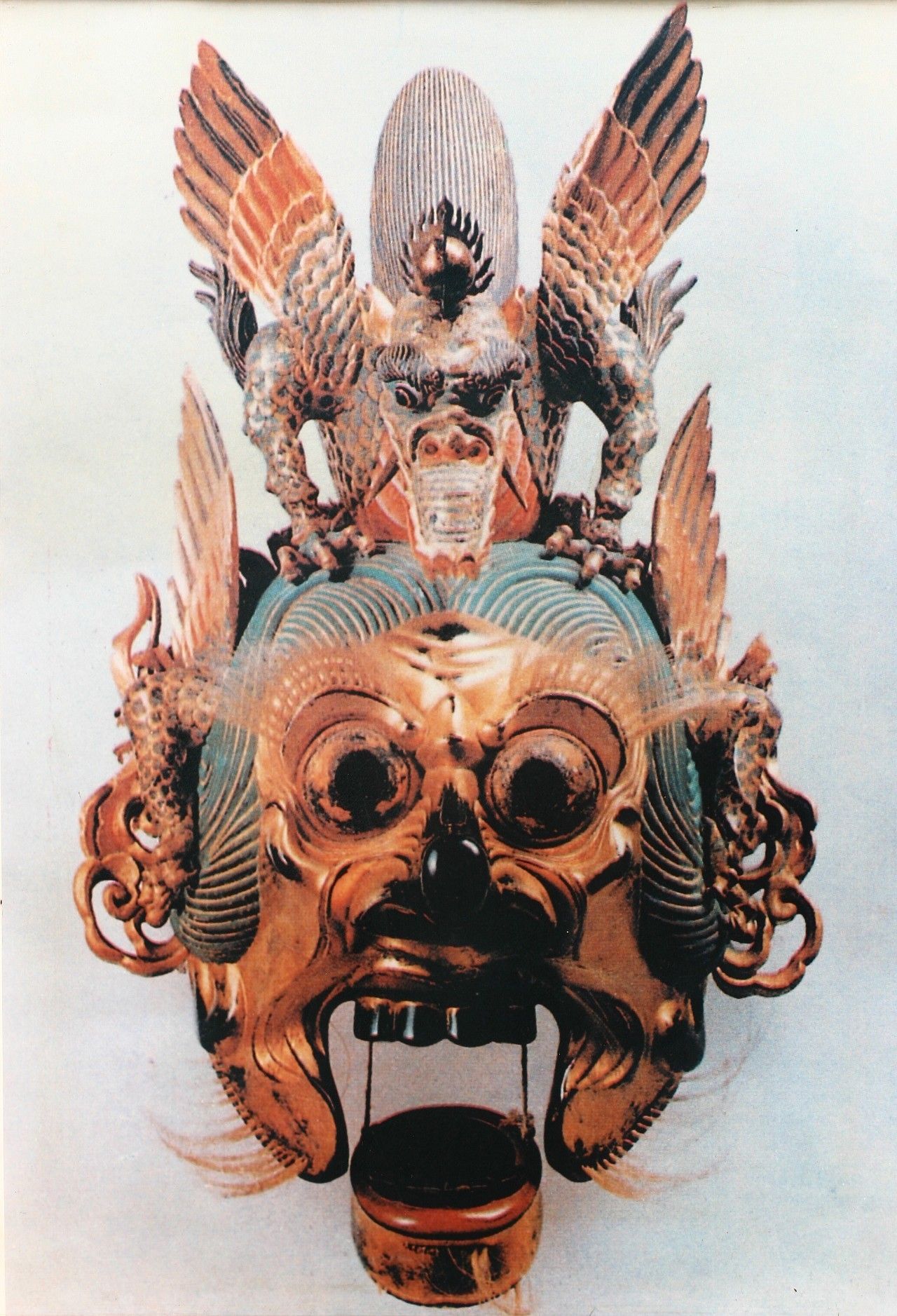 兰陵王面具的样子图片