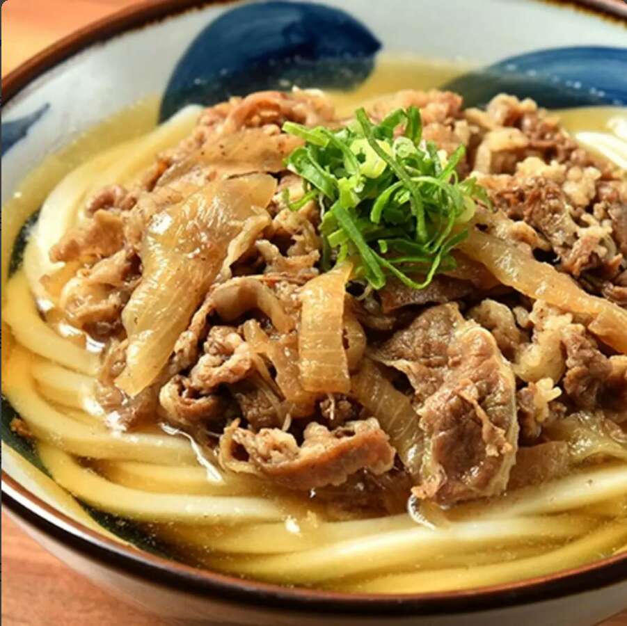 (牛肉烏冬麵)