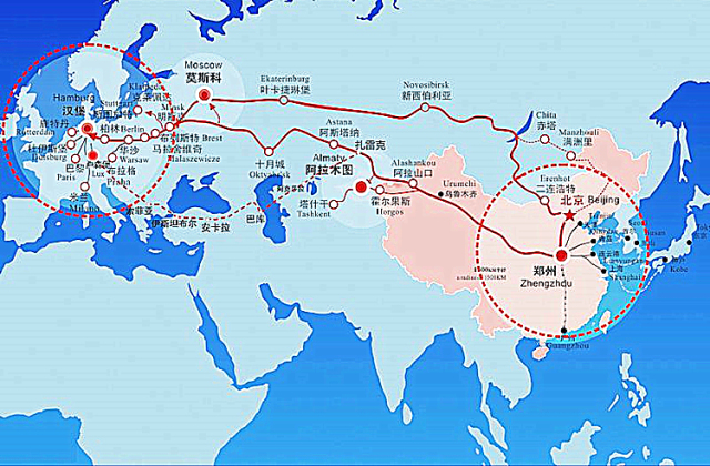 中俄铁路线路图片
