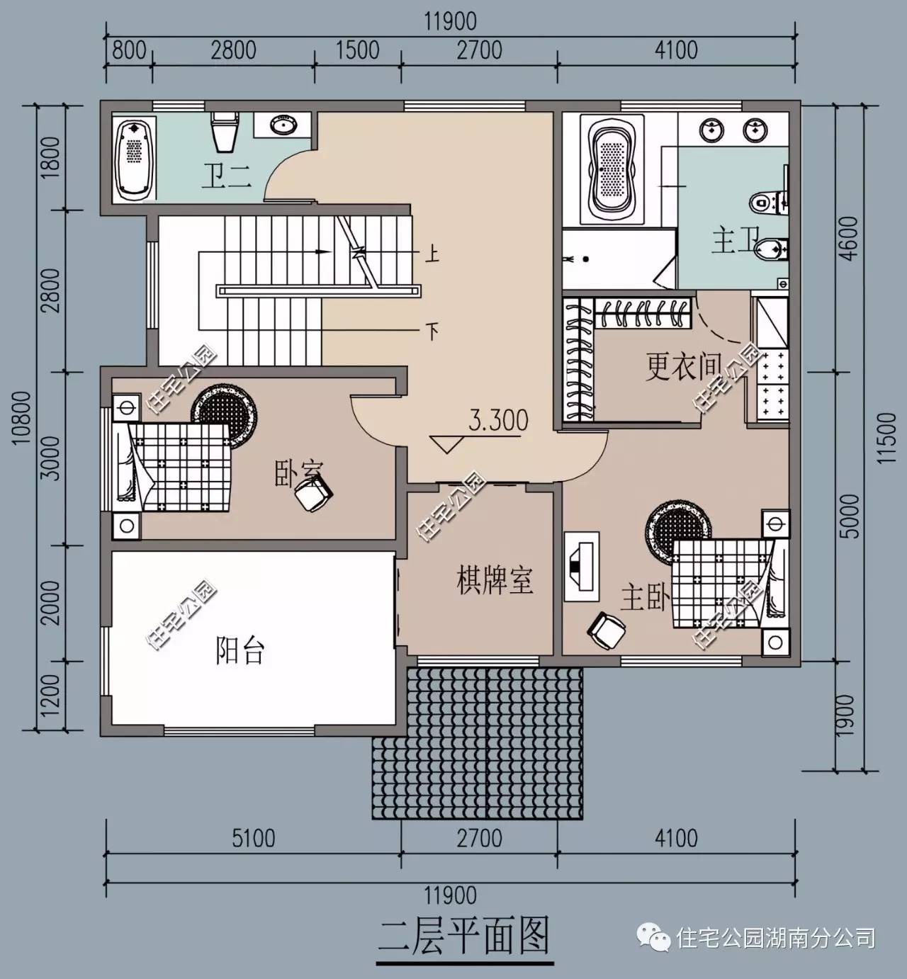 11米x12米平面图图片