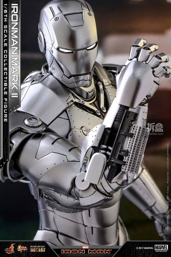 hottoys16压铸合金钢铁侠mk2