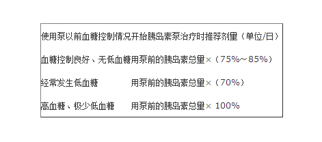 胰岛素泵计量表图片