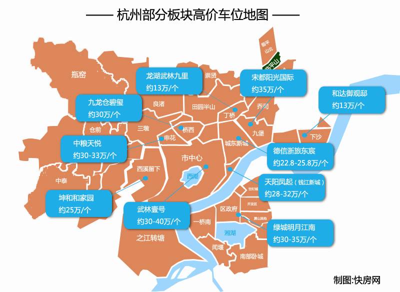 杭州区域牌照划分图图片