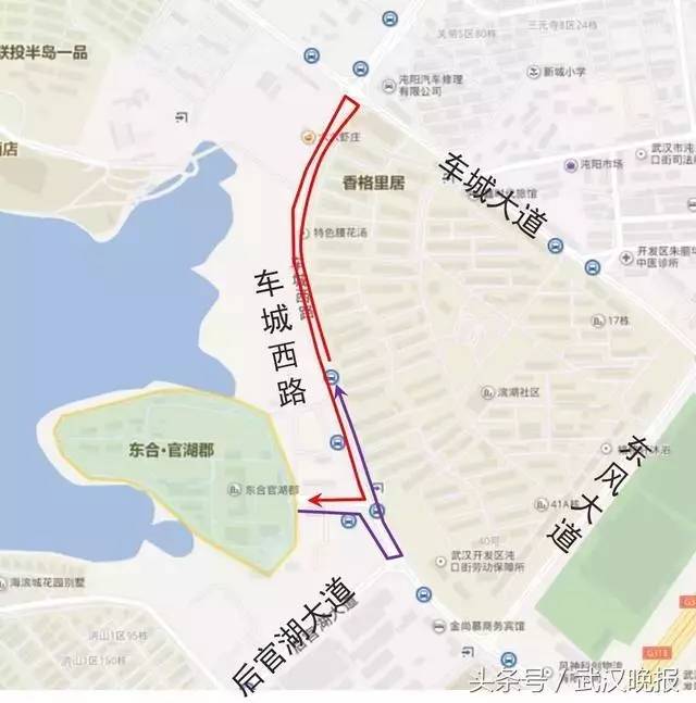 沌口t1电车路线图片