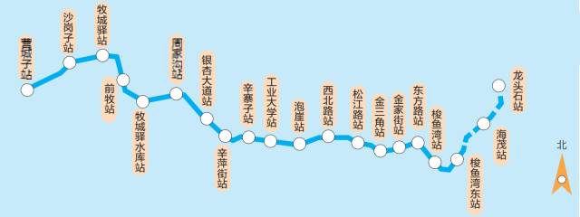 大连地铁四号线地图图片