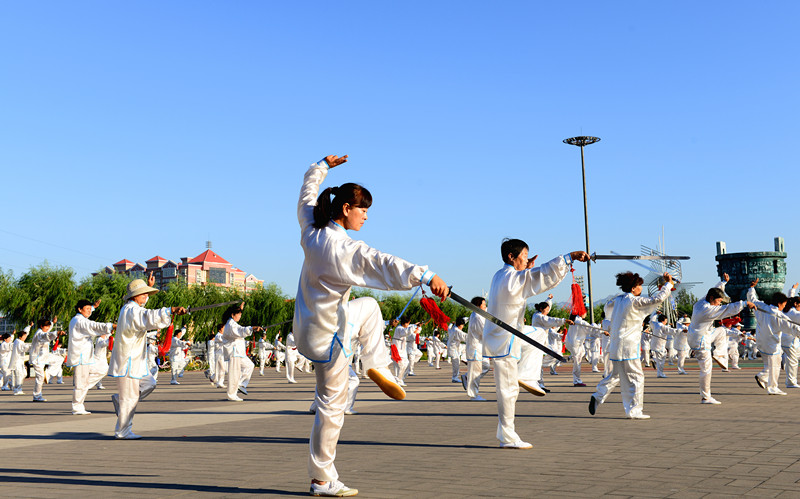 陳式太極拳有陳式太極劍(57式),楊式太極拳有楊式太極劍(54式),吳式