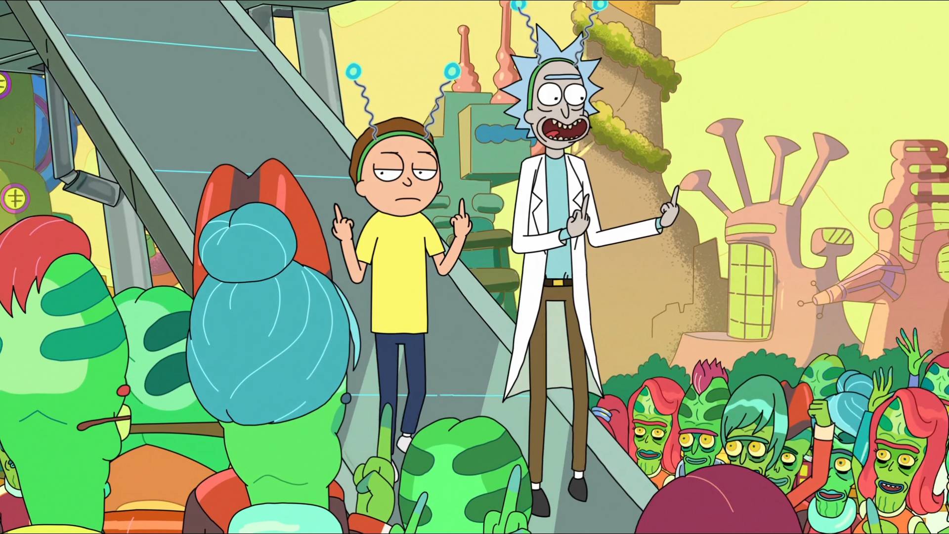 名为《rick and morty》(中文译名:瑞克和莫蒂)的动画连续剧,于2013年