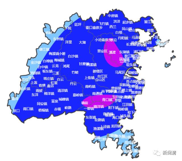 闽清县乡镇地图图片