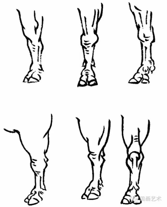 牛脚怎么画简笔画图片