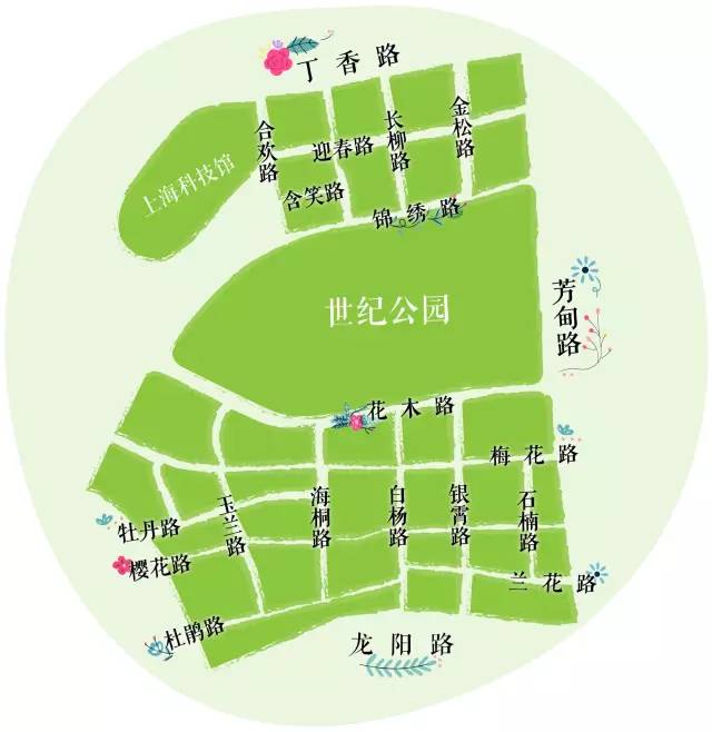 花木街道区域图图片